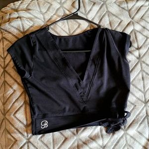 Bombshell sportswear crop top